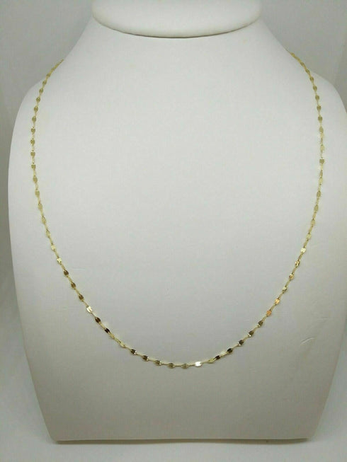 Collana oro 18k catena lucida donna 45-50 cm | Gioiellitosti.it