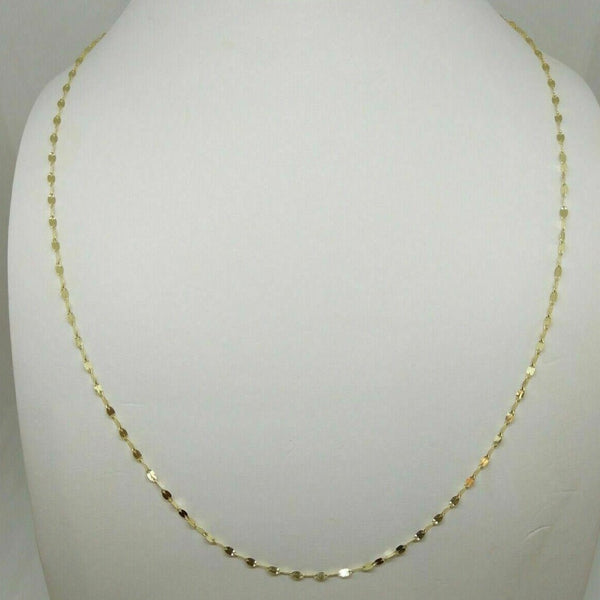 Collana oro 18k catena lucida donna 45-50 cm | Gioiellitosti.it