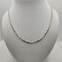 Collana oro 18k catena maglia bicolore 50 cm 8.60 gr | Gioielli Tosti