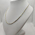 Collana oro 18k catena maglia bicolore 50 cm 8.60 gr | Gioielli Tosti