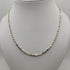 Collana oro 18k catena maglia bicolore 50 cm 8.60 gr | Gioielli Tosti