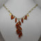 Collana oro 18k Donna girocollo pietre ambra 45 cm 8,40gr | Gioiellitosti.it