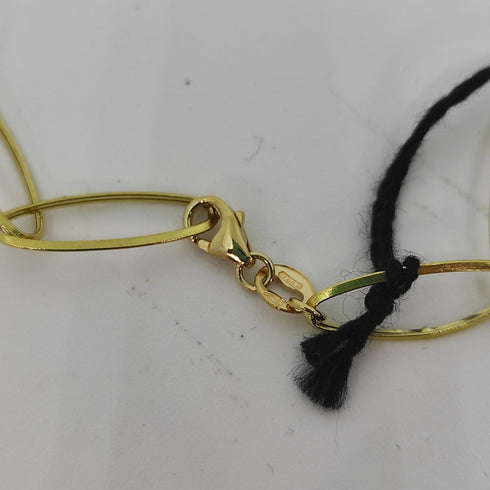 Collana oro 18k Donna girocollo pietre ambra 45 cm 8,40gr | Gioiellitosti.it