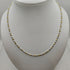 Collana oro 18k donna maglia bicolore 50 cm 9.40 gr | Gioiellitosti.it