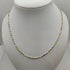 Collana oro 18k donna tubolare bicolore 50 cm 10.10 gr | Gioielli Tosti