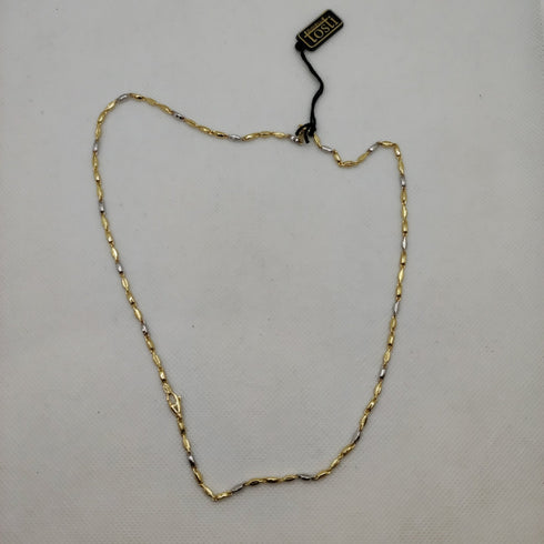 Collana oro 18k donna tubolare bicolore 50 cm 6.80 gr | Gioiellitosti.it