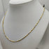 Collana oro 18k donna tubolare bicolore 50 cm 6.80 gr | Gioiellitosti.it