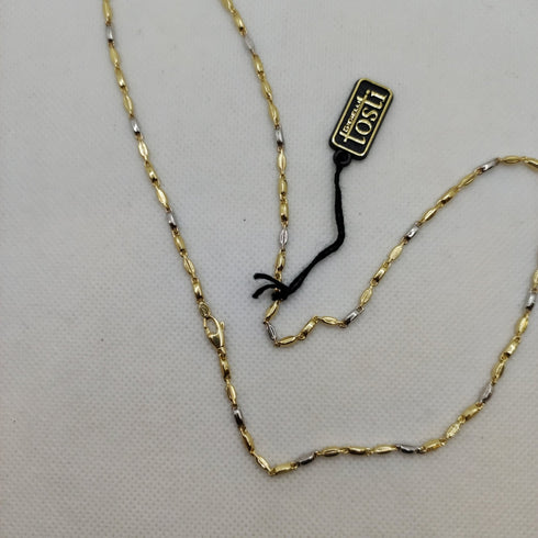 Collana oro 18k donna tubolare bicolore 50 cm 6.80 gr | Gioiellitosti.it