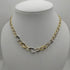 Collana oro 18k girocollo maglia 2 colori 44 cm 9,00 gr | Gioiellitosti.it
