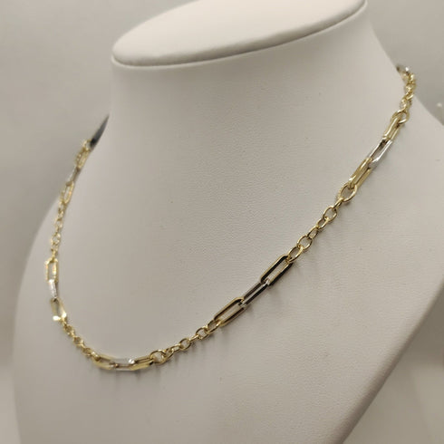 Collana oro 18k girocollo maglia catena 45 cm 7 gr | Gioiellitosti.it