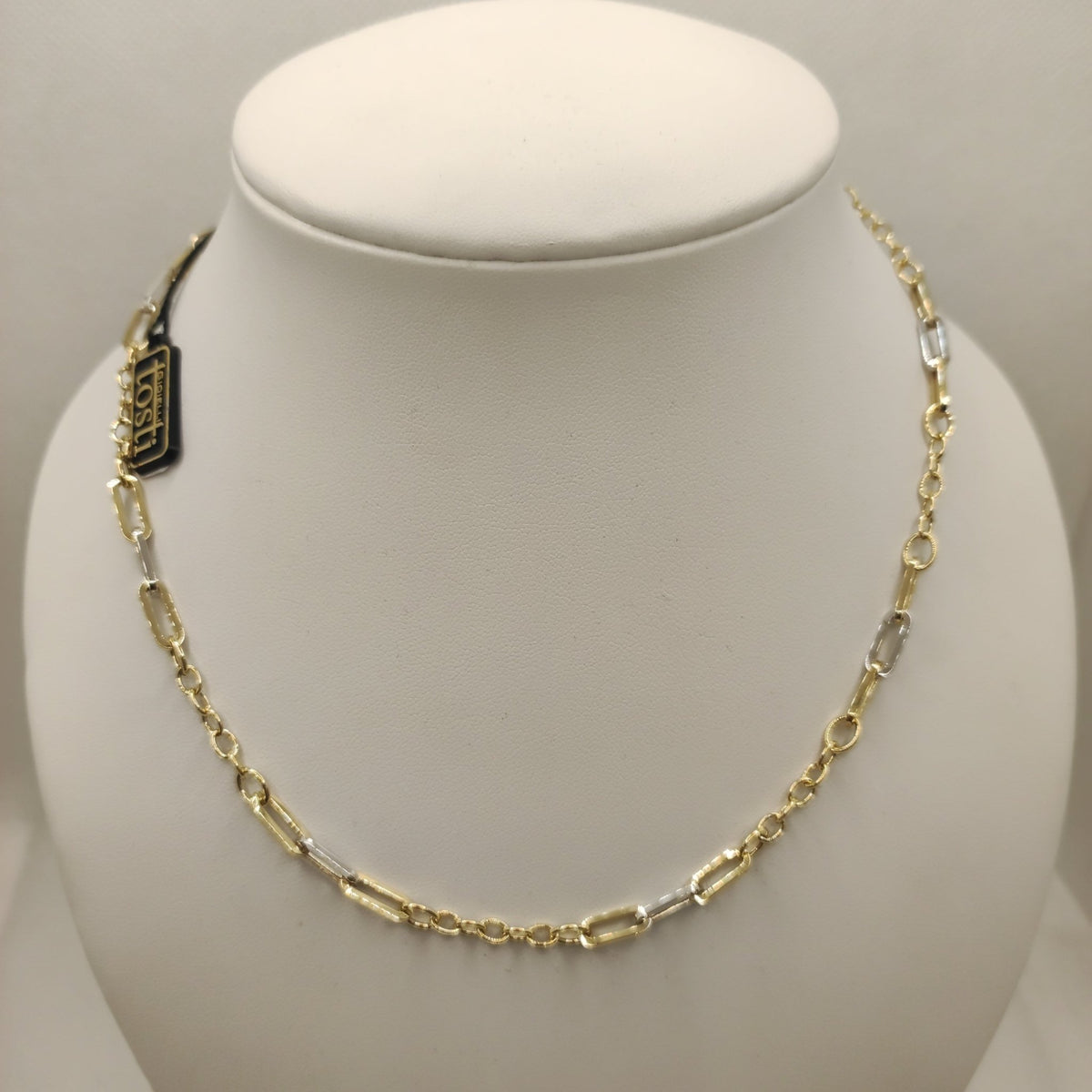 Collana In Argento Maglia Pantera e zirconi Bianchi - Paci Gioielli Collana In Argento Maglia Pantera e zirconi Bianchi - Paci Gioielli