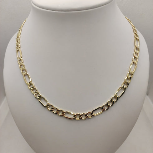 Collana oro 18k girocollo maglia larga piatta 50 cm 22 gr | Gioiellitosti.it