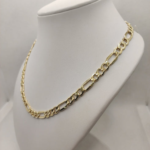 Collana oro 18k girocollo maglia larga piatta 50 cm 22 gr | Gioiellitosti.it
