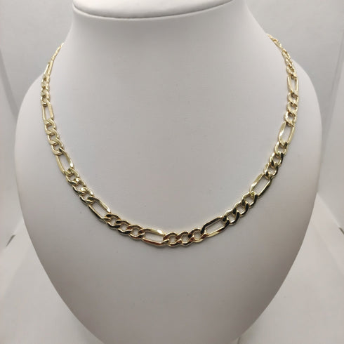 Collana oro 18k girocollo maglia larga piatta 50 cm 22 gr | Gioiellitosti.it
