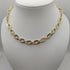 Collana oro 18k Girocollo maglia ovale 45 cm 9,50 gr | Gioiellitosti.it