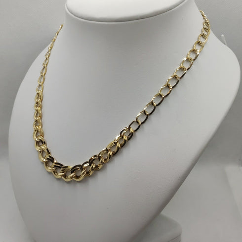 Collana oro 18k Girocollo maglia ovale 46 cm 9,20 gr | Gioiellitosti.it