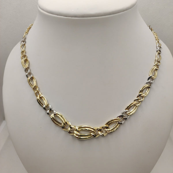 Collana oro 18k girocollo maglia piatta 45 cm 11 gr | Gioiellitosti.it