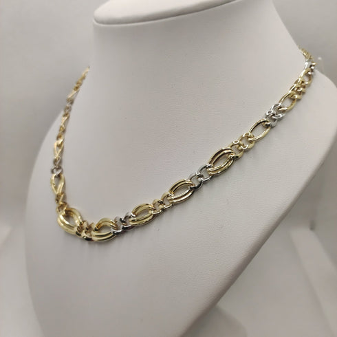 Collana oro 18k girocollo maglia piatta 45 cm 11 gr | Gioiellitosti.it