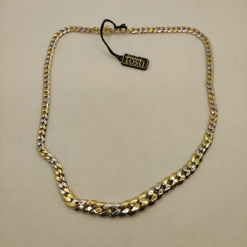 Collana oro 18k girocollo maglia piatta 45 cm 12 gr | Gioiellitosti.it