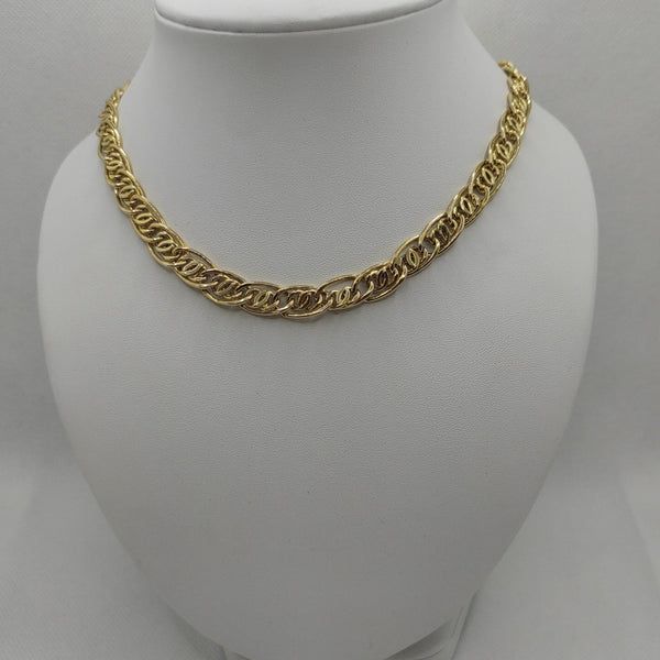 Collana oro 18k girocollo maglia piatta 45 cm 22,0 gr | Gioiellitosti.it