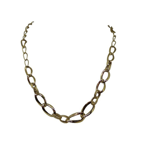 Collana oro 18k girocollo maglia piatta 45 cm 8,10 gr | Gioiellitosti.it
