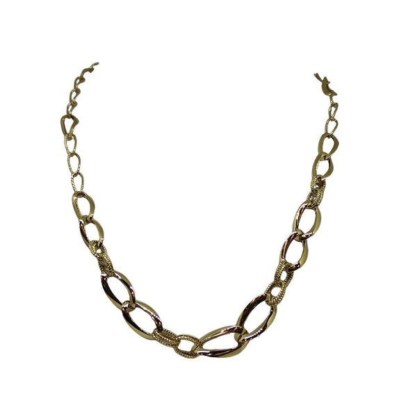 Collana oro 18k girocollo maglia piatta 45 cm 8,10 gr | Gioiellitosti.it