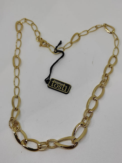 Collana oro 18k girocollo maglia piatta 45 cm 8,10 gr | Gioiellitosti.it