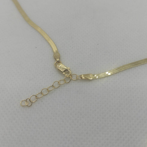 Collana oro 18k Girocollo maglia piatta 47 cm 3 gr | Gioiellitosti.it