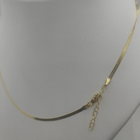 Collana oro 18k Girocollo maglia piatta 47 cm 3 gr | Gioiellitosti.it