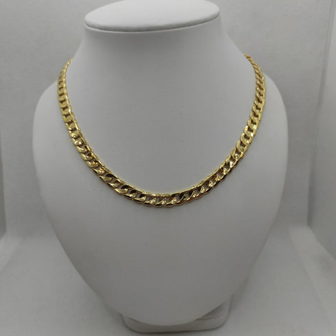 Collana oro 18k girocollo maglia piatta 50 cm 33 gr | Gioiellitosti.it