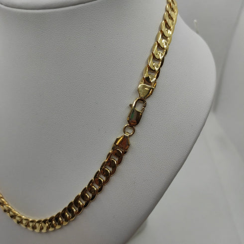 Collana oro 18k girocollo maglia piatta 50 cm 33 gr | Gioiellitosti.it
