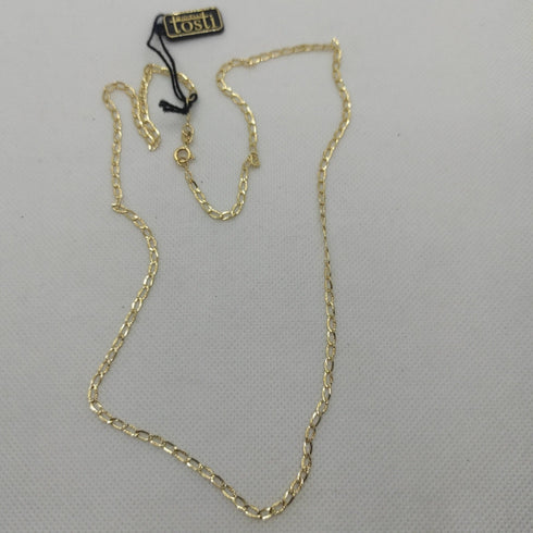 Collana oro 18k maglia intrecciata 60 cm 3,50 gr | Gioiellitosti.it