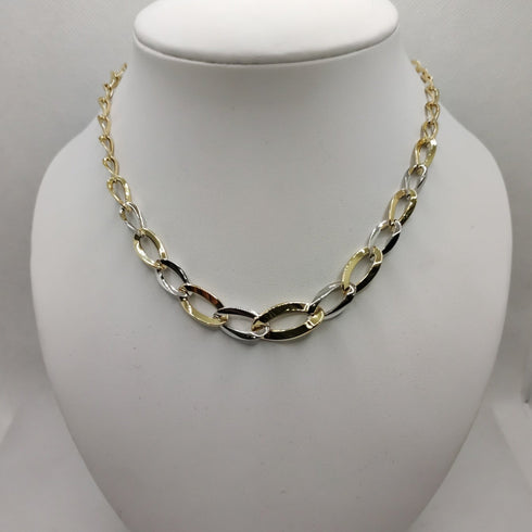 Collana oro 18k maglia larga 44 cm 9,30 gr | Gioiellitosti.it