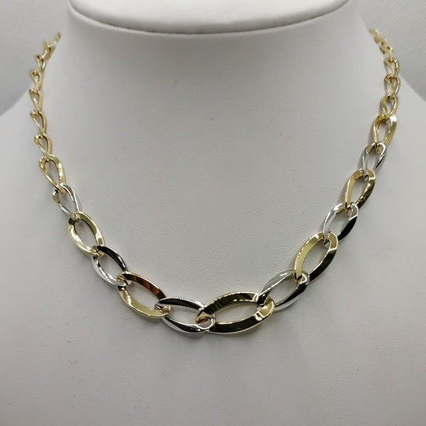 Collana oro 18k maglia larga 44 cm 9,30 gr | Gioiellitosti.it