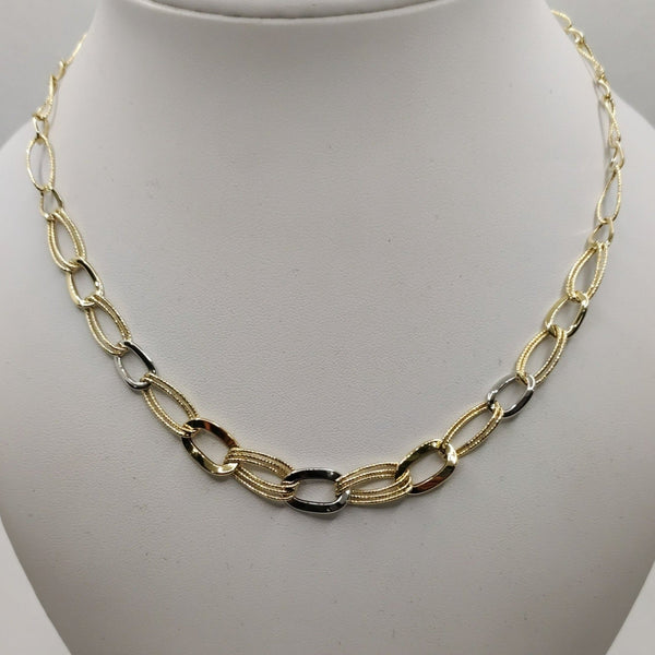 Collana oro 18k maglia larga 45 cm 7,10 gr | Gioiellitosti.it