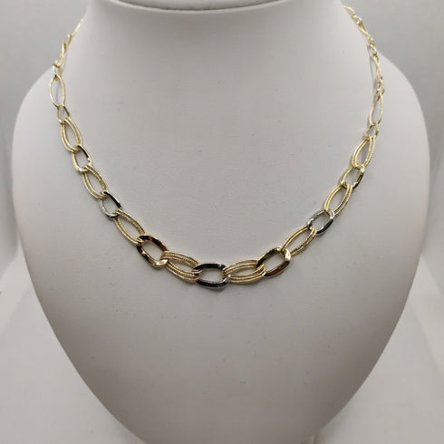 Collana oro 18k maglia larga 45 cm 7,10 gr | Gioiellitosti.it