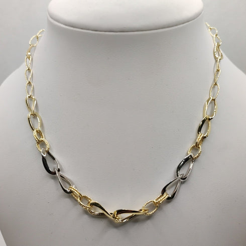 Collana oro 18k maglia larga 45 cm 7,50 gr | Gioiellitosti.it