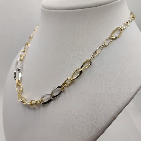 Collana oro 18k maglia larga 45 cm 7,50 gr | Gioiellitosti.it