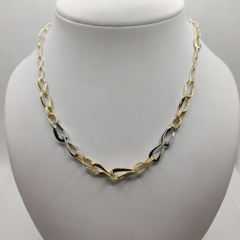 Collana oro 18k maglia larga 45 cm 7,50 gr | Gioiellitosti.it