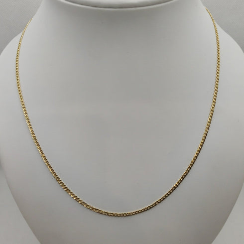 Collana oro 18K maglia piatta 50 cm 3.70 gr | Gioiellitosti.it