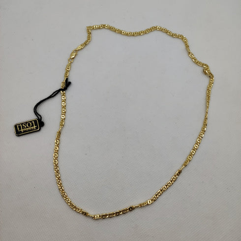 Collana oro 18K maglia piatta 50 cm 7.50 gr | Gioiellitosti.it