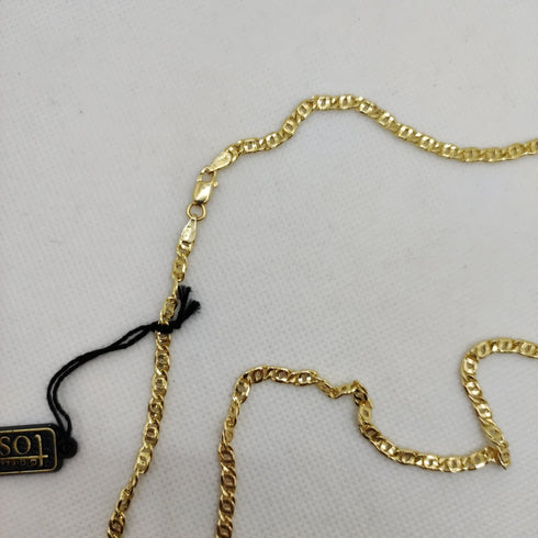 Collana oro 18K maglia piatta 50 cm 7.50 gr | Gioiellitosti.it