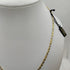 Collana oro 18K maglia piatta bicolore 50 cm 5.80 gr | Gioielli Tosti