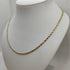 Collana oro 18K maglia piatta bicolore 50 cm 7.30 gr | Gioiellitosti.it