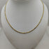 Collana oro 18K maglia piatta bicolore 50 cm 7.30 gr | Gioielli Tosti