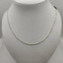 Collana oro 18k uomo bicolore lucido 50 cm 4.70 gr | Gioielli Tosti