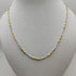 Collana oro 18k uomo maglia bicolore 50 cm 19.20 gr | Gioiellitosti.it