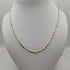 Collana oro 18k uomo maglia bicolore 50 cm 19.20 gr | Gioiellitosti.it