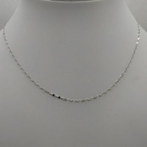 Collana oro bianco 18 kt donna Girocollo 44 50 cm 1,00/1,20gr | Gioiellitosti.it