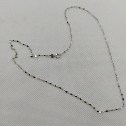 Collana oro bianco 18 kt donna Girocollo 44 50 cm 1,00/1,20gr | Gioiellitosti.it